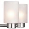 Westinghouse Chandelier 60W 5-Light Sylvestre, Brushed Nickel Frosted Seeded Glass 6227400 - alternate 2